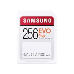 SAMSUNG 三星 EVO Plus系列 MB-SC256H/CN SD存储卡 256GB（UHS-III、C10）