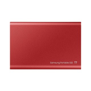 SAMSUNG 三星 T7 USB 3.2 Gen 2 移动固态硬盘 Type-C 500GB 火星红