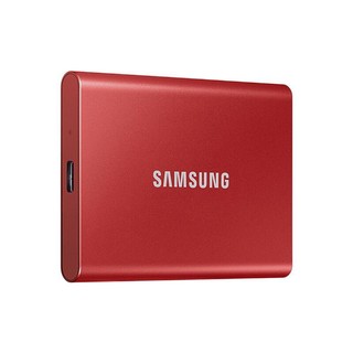 SAMSUNG 三星 T7 USB 3.2 Gen 2 移动固态硬盘 Type-C 500GB 火星红