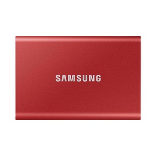 SAMSUNG 三星 T7 USB 3.2 Gen 2 移动固态硬盘 Type-C 2TB 火星红