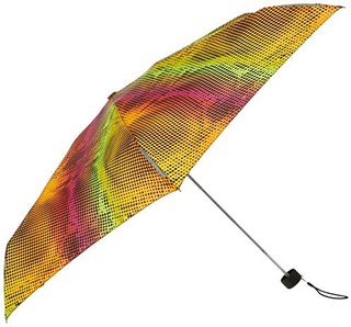 Totes Trx 超轻折叠伞，彩色点，均码