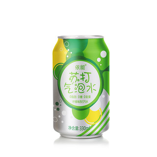 yineng 依能 苏打汽泡水 柠檬味 330ml*24罐