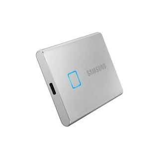 SAMSUNG 三星 T7 Touch USB 3.2 移动固态硬盘 Type-C 500GB 时尚银