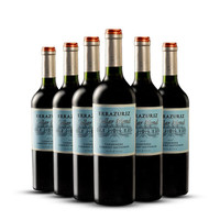 Vina Errazuriz 伊拉苏酒庄 卡曼尼 赤霞珠 干红葡萄酒 750ml*6瓶