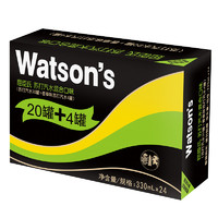 Watsons 屈臣氏 香草味 苏打汽水 330ml*24罐