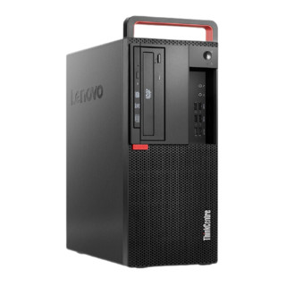 Lenovo 联想 ThinkCentre M720T 八代酷睿版 22英寸 商务台式机 黑色(酷睿i3-8100、核芯显卡、4GB、500GB SSD、风冷)