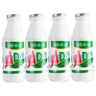 AD钙奶220g儿童风味乳品怀旧含乳饮料饮品批发 220gX4瓶