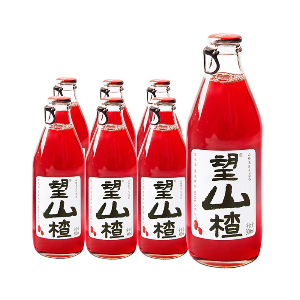 88VIP：望山楂 好望水果汁气泡水望山楂汁 300ml*6