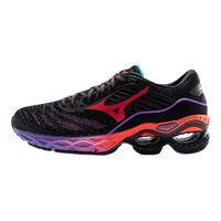 Mizuno 美津浓 Wave Creation 22 女子跑鞋 J1GD210163 黑色/粉色/橙色 40