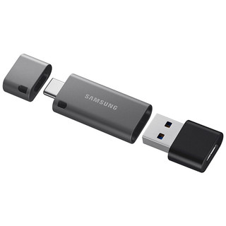 SAMSUNG 三星 DUO Plus USB 3.1 U盘 深灰色 64GB Type-C/USB双口