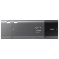 SAMSUNG 三星 DUO Plus USB 3.1 U盘 深灰色 32GB Type-C/USB双口