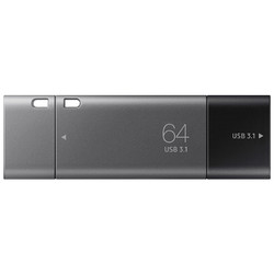 SAMSUNG 三星 DUO Plus USB3.1 U盘 深灰 64GB USB-C