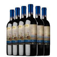Santa Rita 圣丽塔 国家画廊系列 战舰无畏号 珍藏 美乐干红葡萄酒 750ml*6瓶