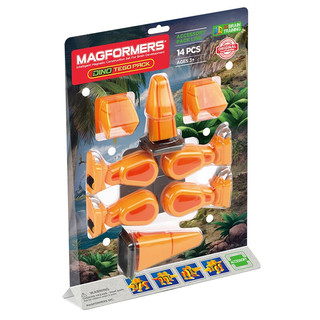 MAGFORMERS 麦格弗 怪兽系列 798001 黄龙零件包 磁力片 14片