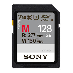 SONY 索尼 SF-M系列 SD存儲卡 128GB（UHS-II、V60、U3）