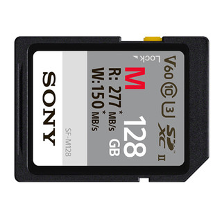 SONY 索尼 SF-M系列 SD存储卡 128GB（UHS-II、V60、U3）