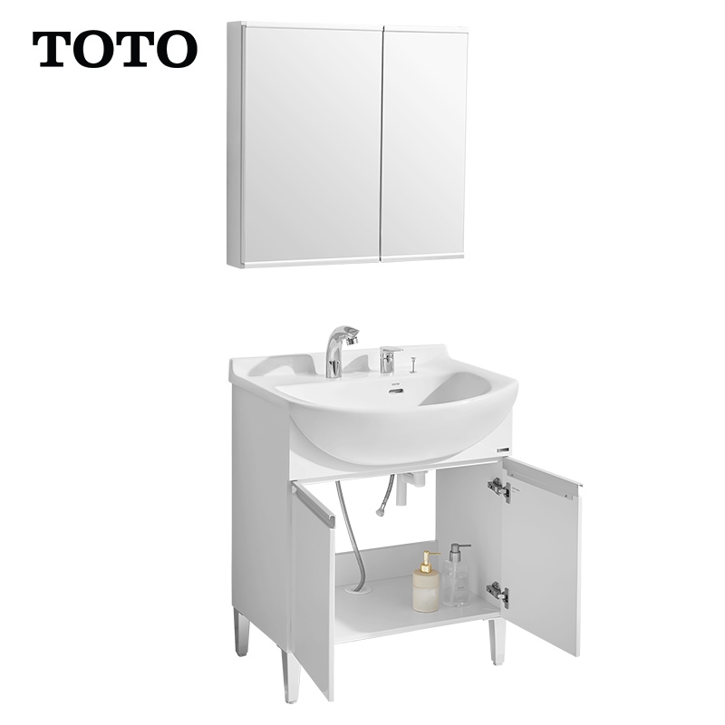 省1611元 Toto 东陶ldsw753wvd 浴室柜组合60cm镜子多少钱 什么值得买