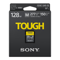 SONY 索尼 SF-M128T SD存儲卡 128GB（UHS-II、V60、U3）