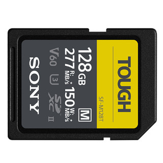 SONY 索尼 SF-M128T SD存储卡 128GB（UHS-II、V60、U3）