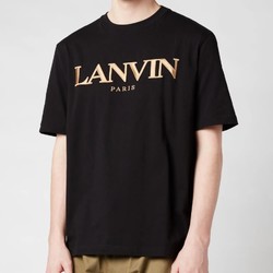 LANVIN 浪凡 男士刺绣常规T恤