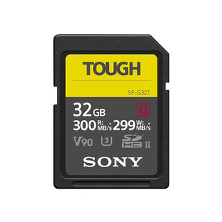 SONY 索尼 SF-G系列 SF-G32T/T1 SD存储卡 32GB（UHS-II、V90、U3）