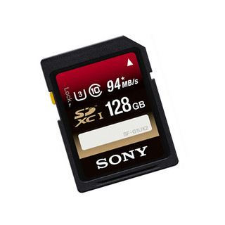 SONY 索尼 SF-G1UX2 SD存储卡 128GB（UHS-III、C10）