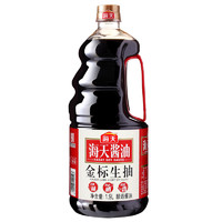 海天  金标生抽 酱油 1.9L+柴火大院 吉林小町米5kg