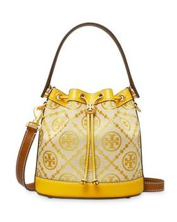 TORY BURCH Monogram系列 女士手提水桶包