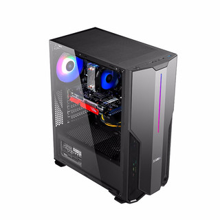 KOTIN 京天 Duel D6A 家用台式机 黑色 (酷睿i5-10600KF、GTX 1650 4G、8GB、240GB SSD、风冷)