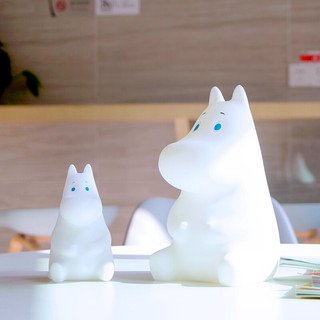 朴坊 moomin姆明 led硅胶小夜灯 卧室床头灯装饰灯儿童房 姆明DO（高13cm，PVC硬壳）