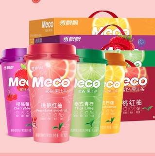 香飘飘 Meco蜜谷果汁茶 金桔柠檬口味 400ml*8杯