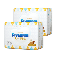 FIVERAMS 五羊 特能吸PLUS纸尿裤 M80片