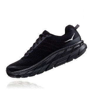 HOKA ONE ONE 克利夫顿系列 Clifton 6 男子跑鞋 1102872-BLK 黑色 40.5