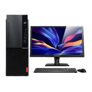 Lenovo 联想 启天 B425 八代酷睿版 23英寸 商用台式机 黑色 (酷睿i3-8100、核芯显卡、4GB、1TB HDD、风冷)