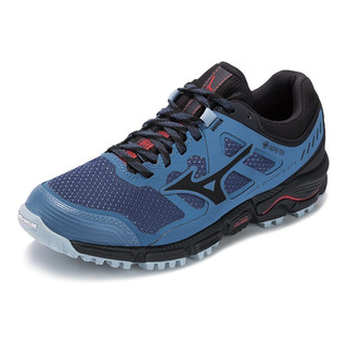 Mizuno 美津浓 WAVE DAICHI 5 GTX 女子跑鞋 J1GK205616 青色/黑色 39