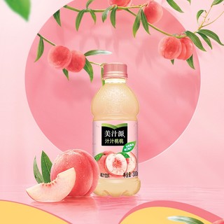 Minute Maid 美汁源 汁汁桃桃 桃汁饮料 300ml*12瓶