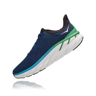 HOKA ONE ONE 克利夫顿系列 Clifton 7 男子跑鞋 1110508-MOAN 迷夜蓝/烟灰 44 宽楦版