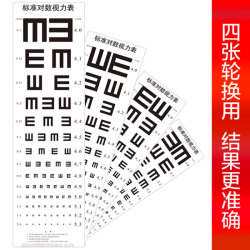 《标准对数视力表》(套装共4张)