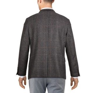 Men's Classic-Fit Ultraflex Stretch Wool Patterned Blazer