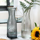  欧式创意简约玻璃花瓶  冰菊款（透明色） 大　
