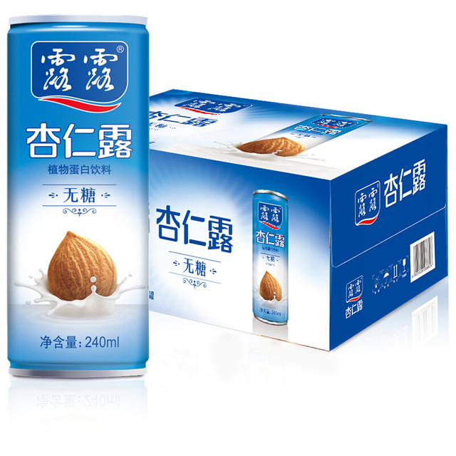 露露 杏仁露 植物蛋白饮料 无糖款