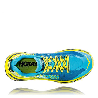 HOKA ONE ONE EVO Mafate 2 男子跑鞋 1105591-CCTRS 亮蓝绿/橘色 44.5