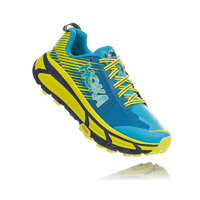 HOKA ONE ONE EVO Mafate 2 男子跑鞋 1105591-CCTRS 亮蓝绿/橘色 44.5