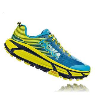 HOKA ONE ONE EVO Mafate 2 男子跑鞋 1105591-CCTRS 亮蓝绿/橘色 44.5