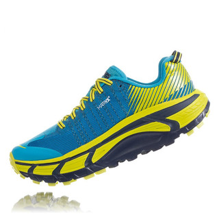 HOKA ONE ONE EVO Mafate 2 男子跑鞋 1105591-CCTRS 亮蓝绿/橘色 44.5