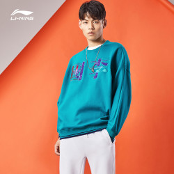LI-NING 李宁 中国李宁巴黎时装周秋冬系列卫衣官方正品男款宽松休闲运动服