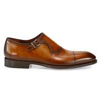 Saks Fifth Avenue COLLECTION Single Monk-Strap Leather Dress Shoes