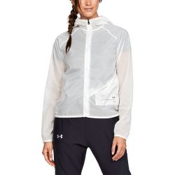 UNDER ARMOUR 安德玛 防风 女款LOGO连帽长袖运动风衣女式风衣