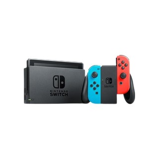 Nintendo 任天堂 Switch 国行续航增强版 红蓝游戏主机+《健身环大冒险》体感游戏