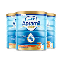 Aptamil 爱他美 金装 婴儿配方奶粉 3段 900克  3罐